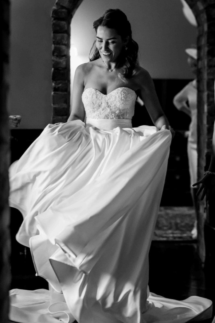 Black & White Bride on Wedding Day - Wedding Photography Services - Pink Lime Studios