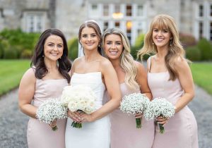 Autumn Wedding Photos - Bridal Party at a wedding - Pink Lime Studios, Wedding Photographer Sligo