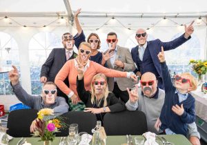 Wedding Party Photography - people partying at a wedding - Pink Lime Studios Wedding Photography