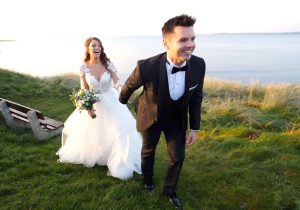 Beach Wedding Photographs - Sligo Wedding Photographers - Pink Lime Studios