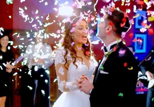 Beach Wedding Photographs - Wedding Party First Dance - Pink Lime Studios